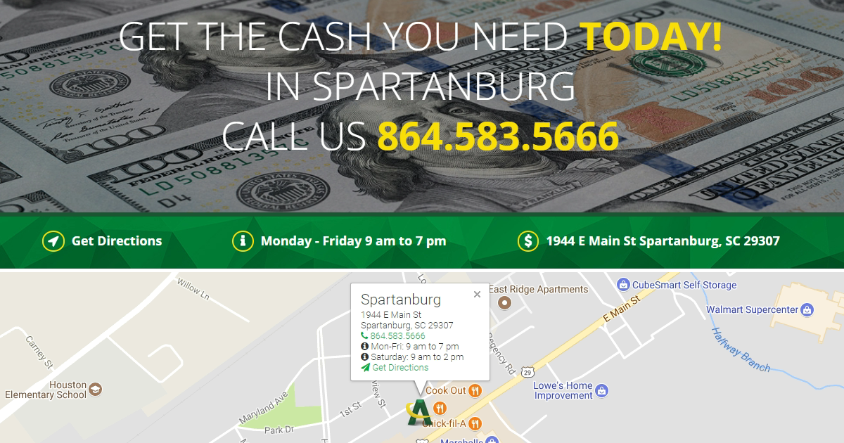 Spartanburg South Carolina AmeriCash Loans